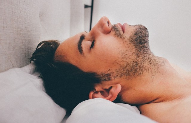 man sleeping